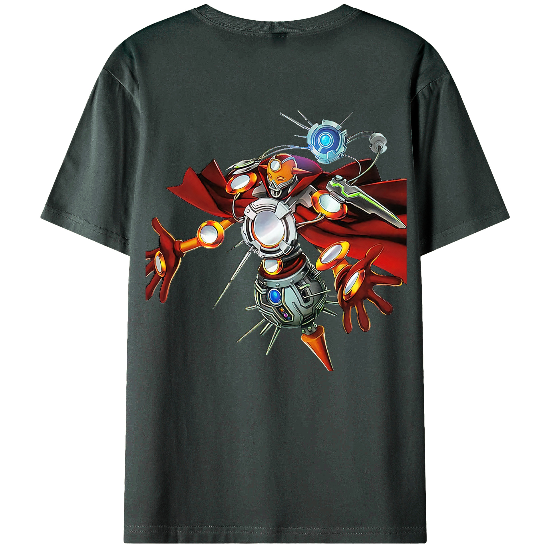 （画像用） 遊☆戯☆王 Yu-Gi-Oh! 綿100％ メンズ半袖Tシャツ（バックプリント） 通気性